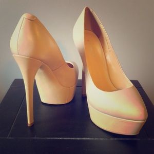 Nude Platform Heels